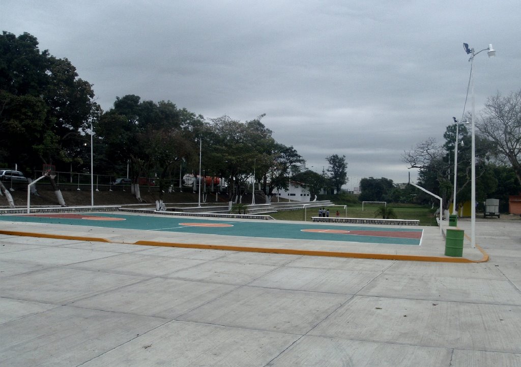 Area Deportiva, Col. Paso Real, Pánuco, Ver.