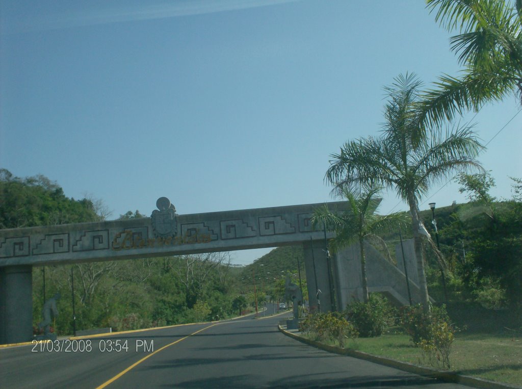 Papantla da la bienvenida a sus visitantes.