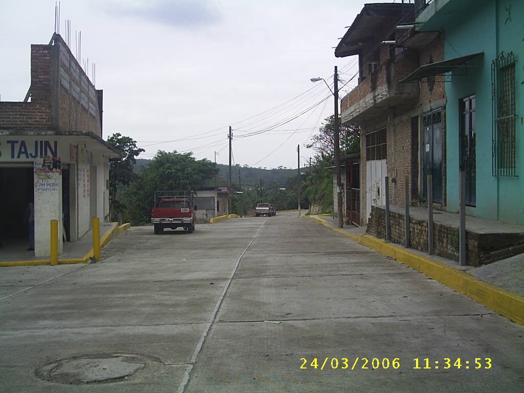 Calle Durango, de la colonia Guadalupe