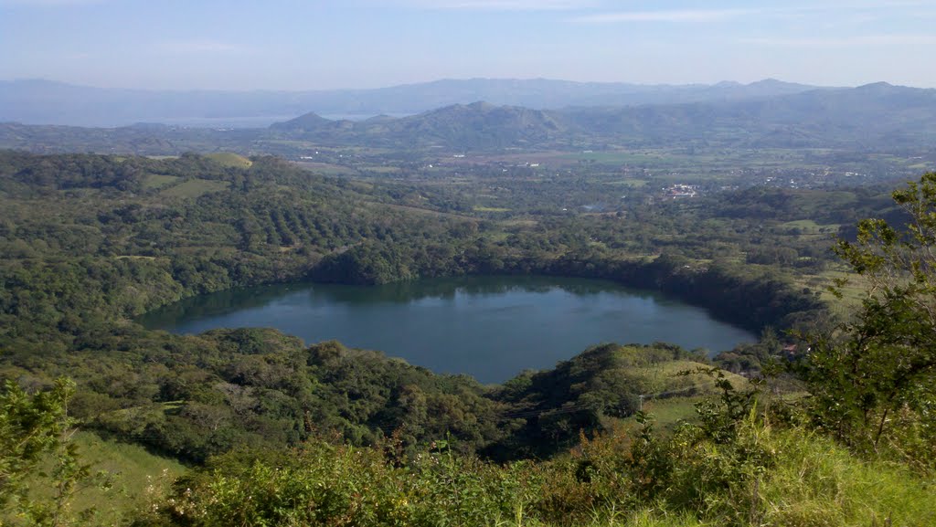 Panoramica desde el cerro del venado a Laguna encantada.