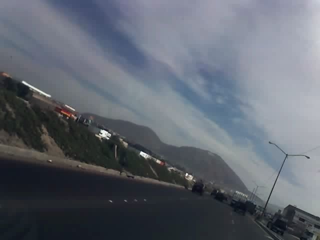 Cerro Colorado desde la Vía Rápida de Tijuana