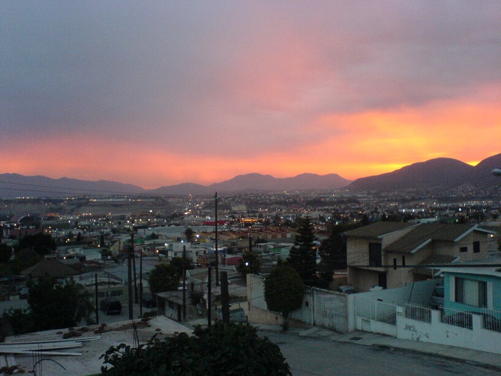 atardecer en tijuana