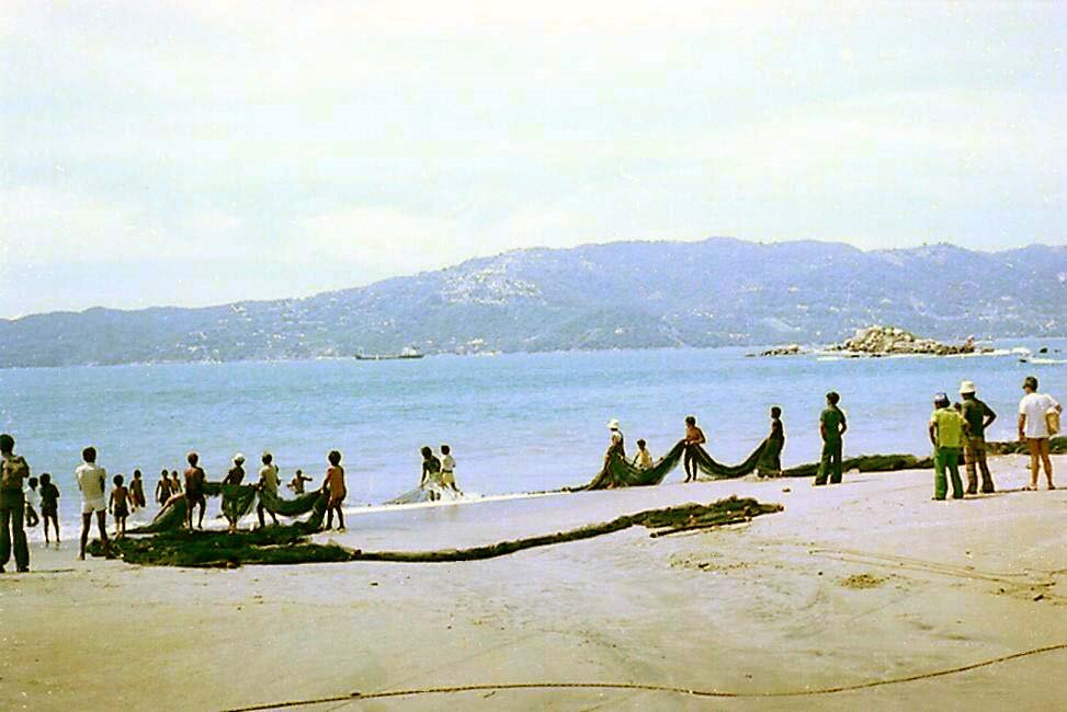 Pêcheurs à Acapulco