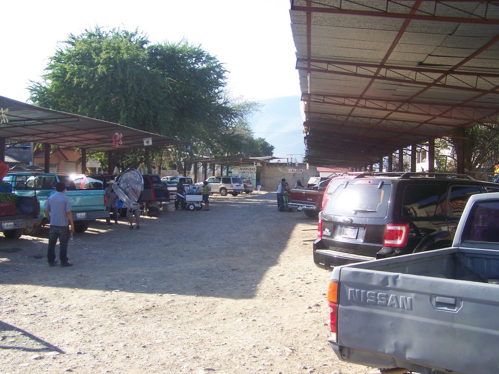 Parking lot near mercado