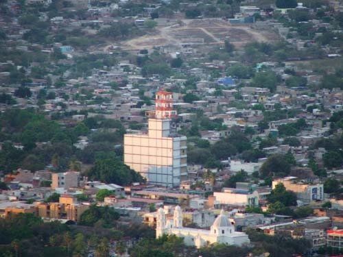 Centro de Iguala, Iglesia Sn. Fco. de Asis, TelMex, Hoteles, vista desde el Asta Bandera, Cerro del Tehuehue