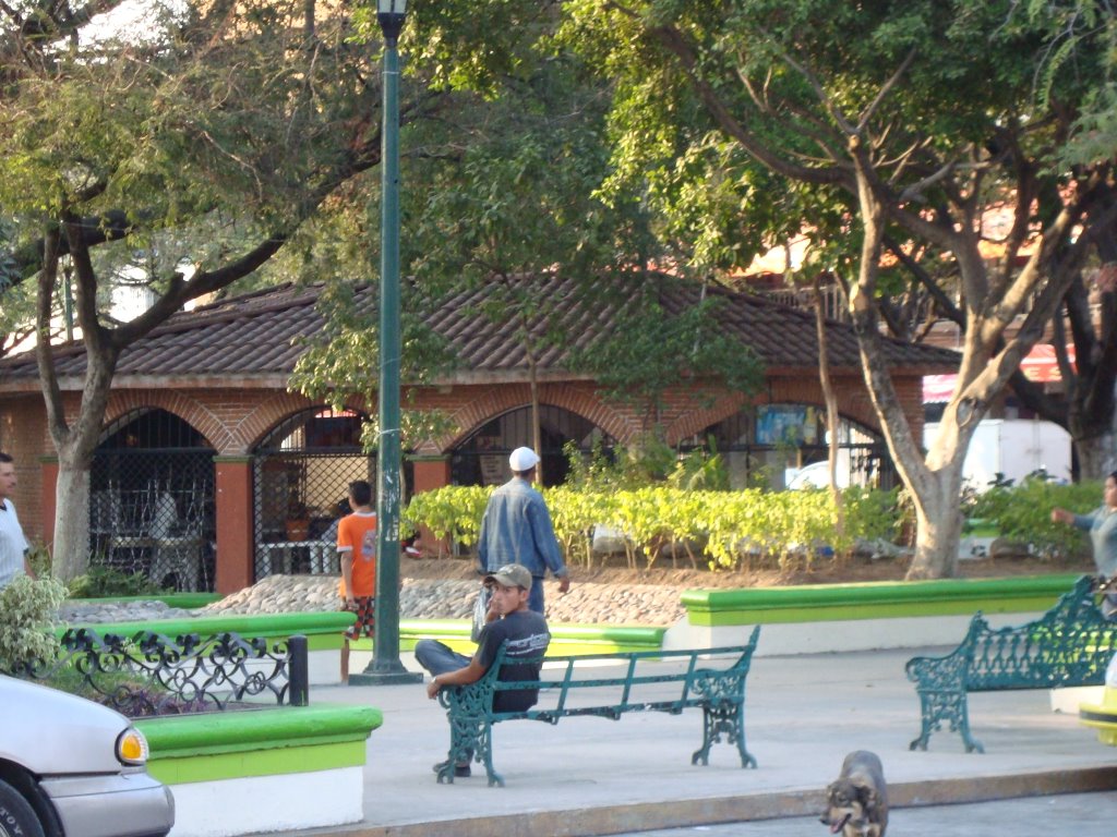Kiosko en el zócalo