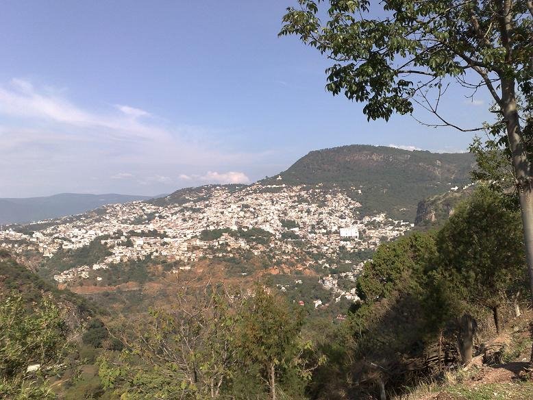 Llegando a Taxco