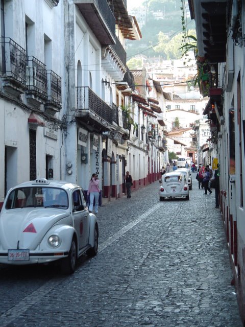 Calle en Taxco de Alarcón