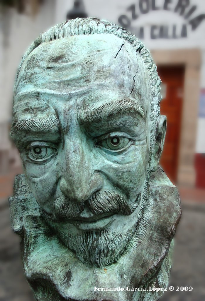 Juan Ruiz de Alarcón estatua, Taxco Guerrero, México