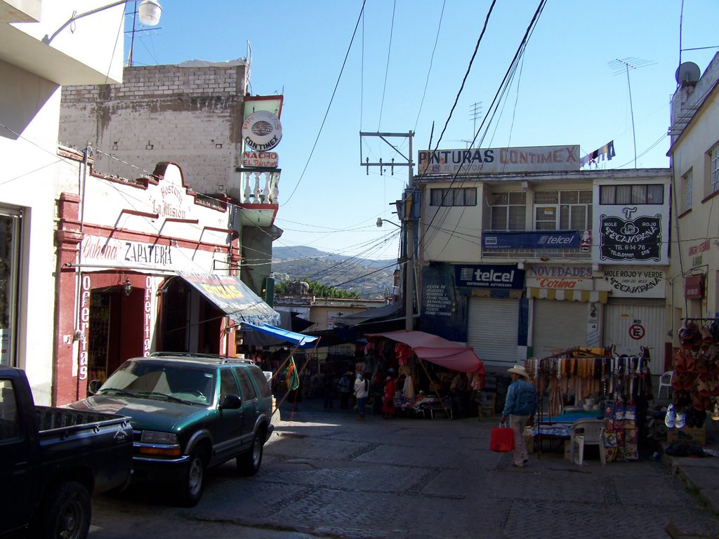 Street to side of church