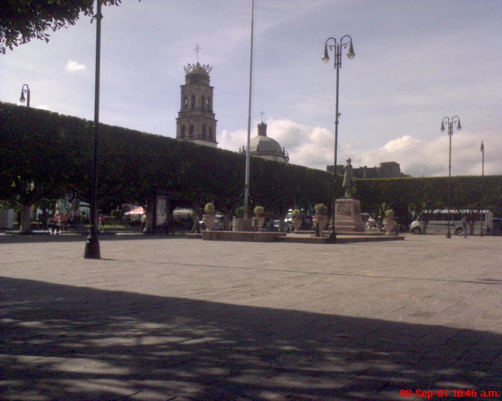 Plaza e Iglesia Principal de Acambaro, Gto.