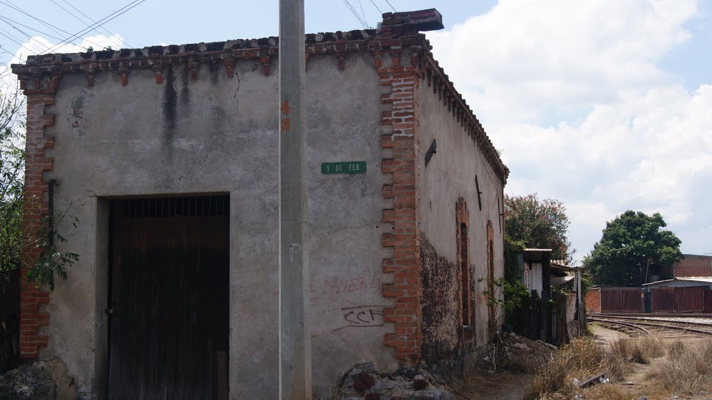 Cuarto en las instalaciones ferroviarias abandonadas.