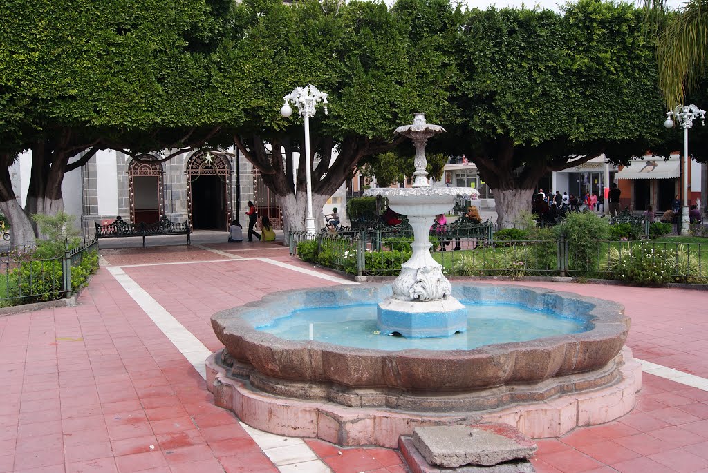 Fuente azul