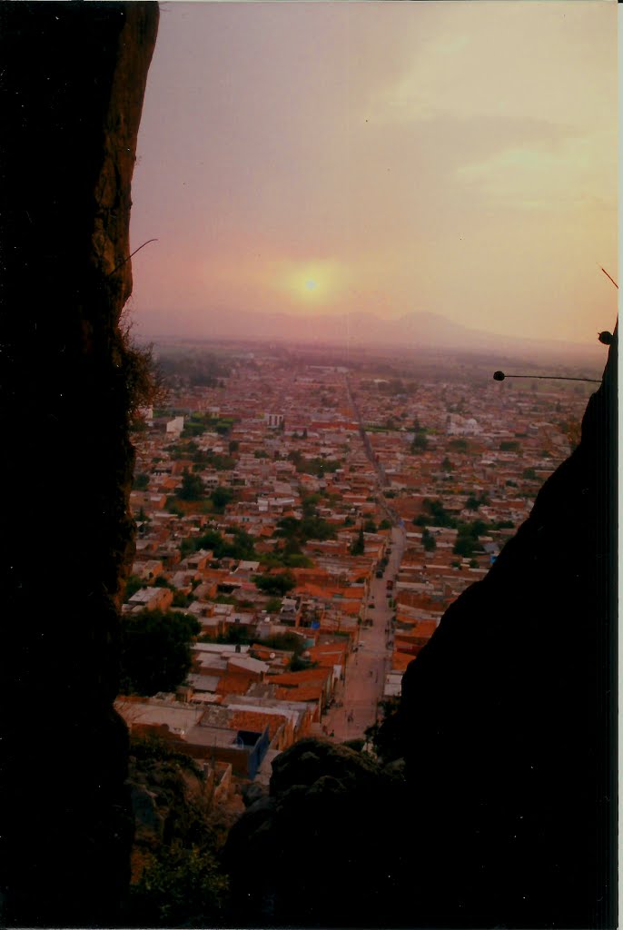 puesta de sol en Acambaro