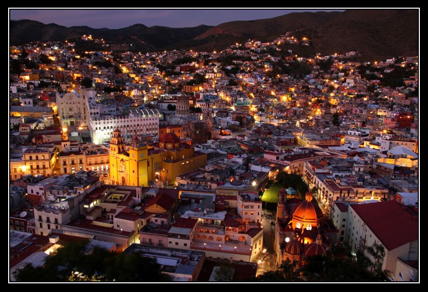 Panoramica de Guanajuato, Gto. - Guanajuato city panoramic view