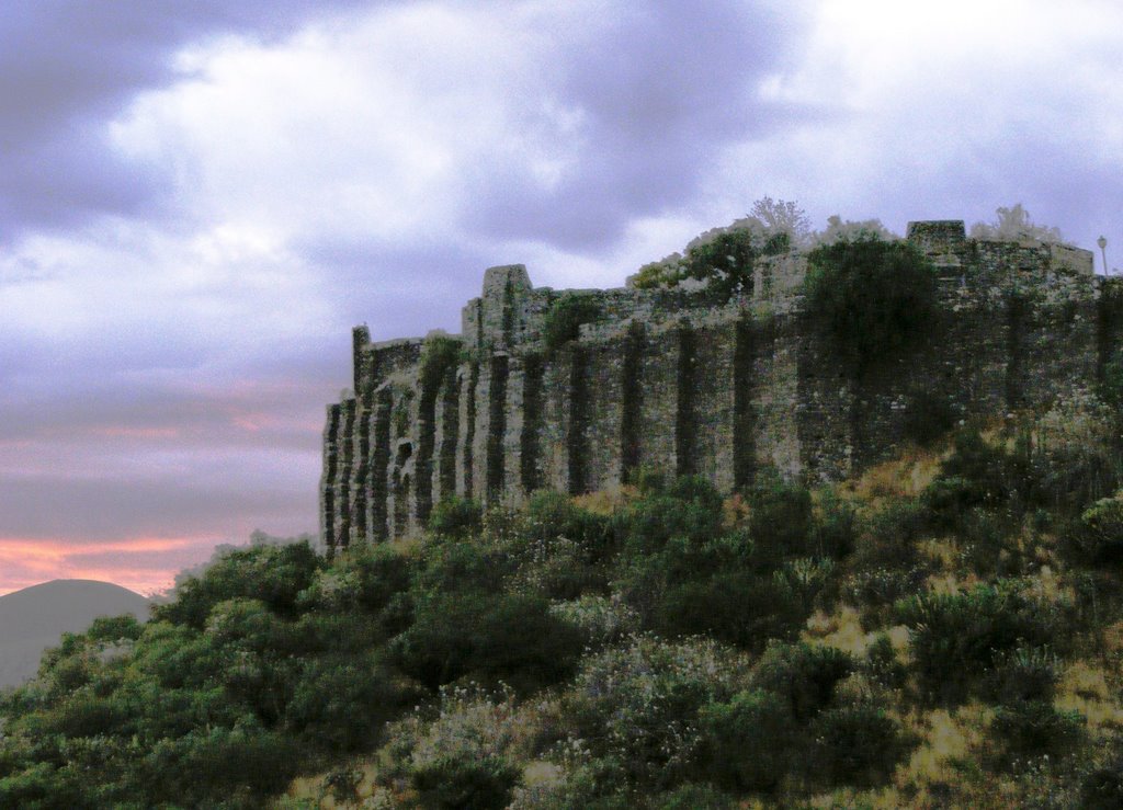 MURALLA DEL TIRO DE LA MINA DE RAYAS, imponente¡¡¡ (wall of Tire Rayas Mine. Aurum & silver mine)
