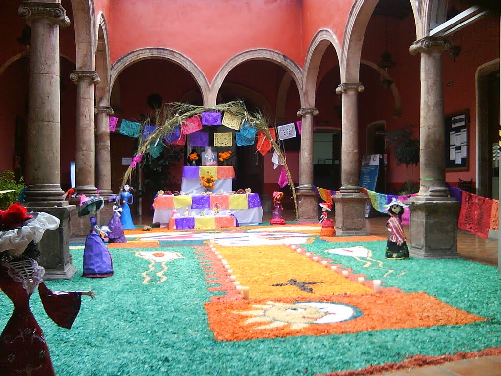 Patio de la Universidad Liceo Cervantino, Noviembre 2009