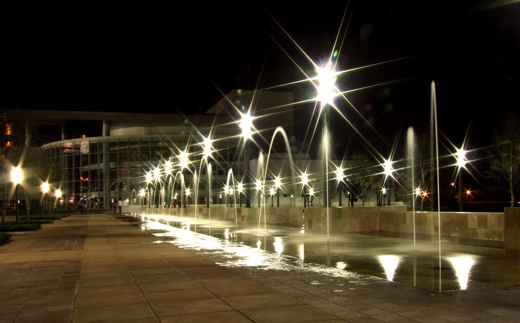 Fuentes de la Calzada de las Artes en el Forum Cultural Guanajuto
