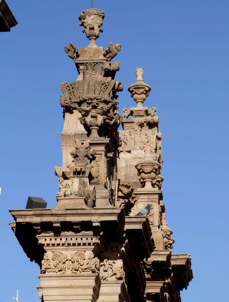 Detalles de catedral metropolitana de León