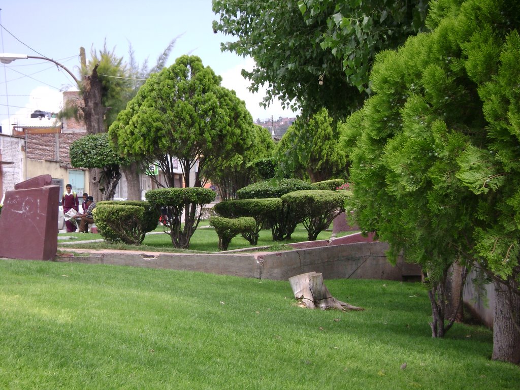 Plazuela y Parqué Margen del Río, Cd. de Pénjamo