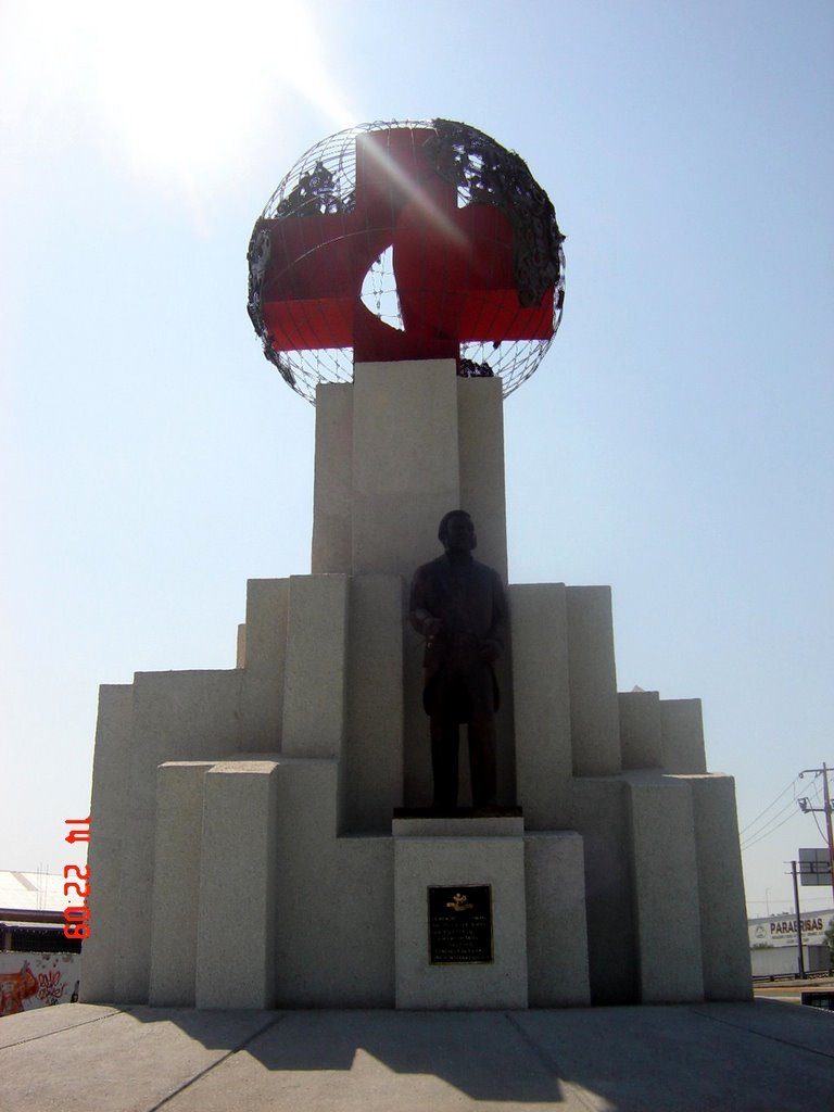 Monumento a Jean Henri Dunant, fundador de la Cruz Roja