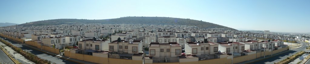 Pachuca Panorama Houses behind Plaza Q