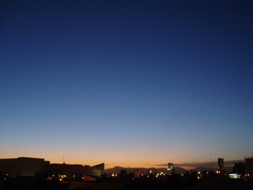 atardecer