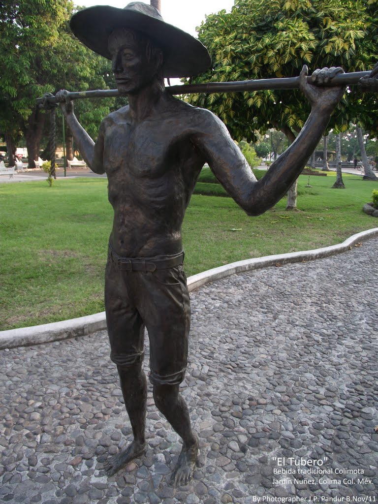 "El Tubero" serie escultorica de los oficios de Colima, Col México creada por el Sr. Gil Garea