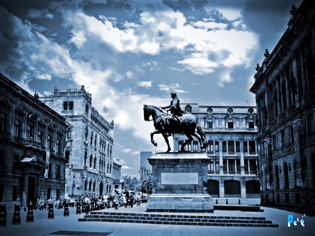 México, D.F., Delegación Cuauhtémoc,  El Caballito, en Honor a Carlos IV de España ::: September