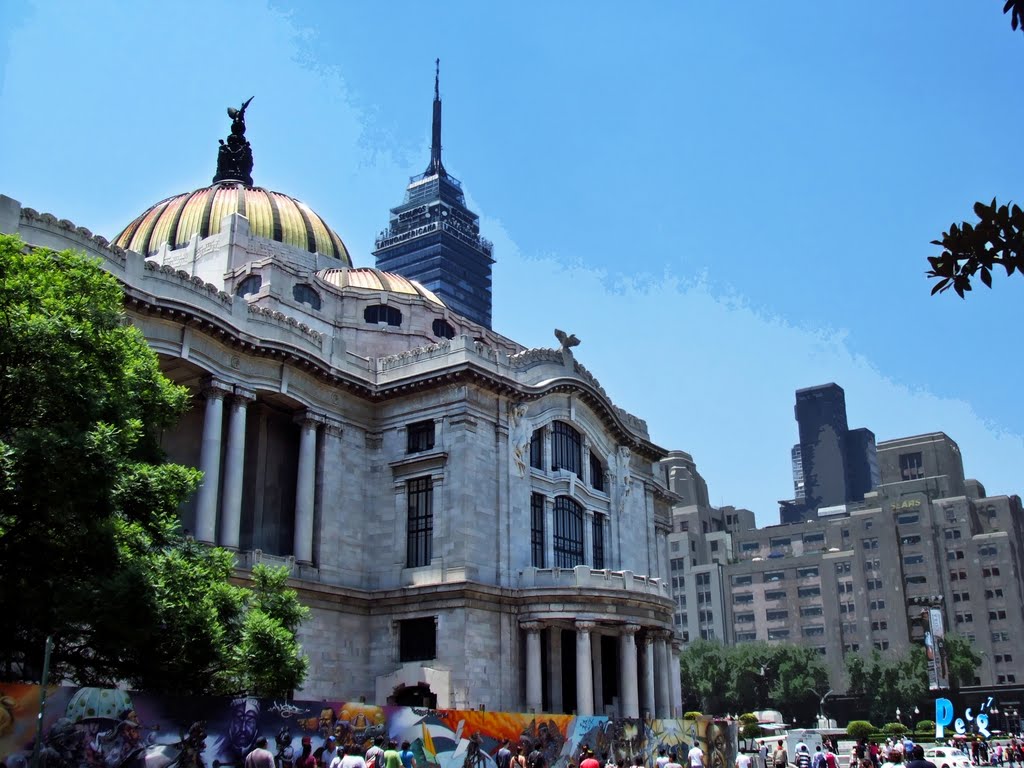 México, D.F., Delegación Cuauhtémoc, Mezcla de Estilos.