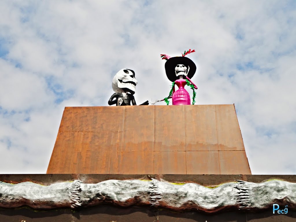 México, D.F., Delegación Cuauhtémoc, La Catrina y su Enamorado.