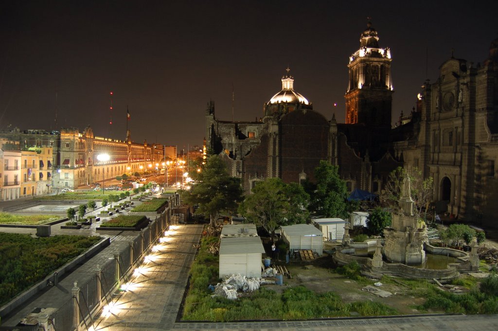 Main church at night