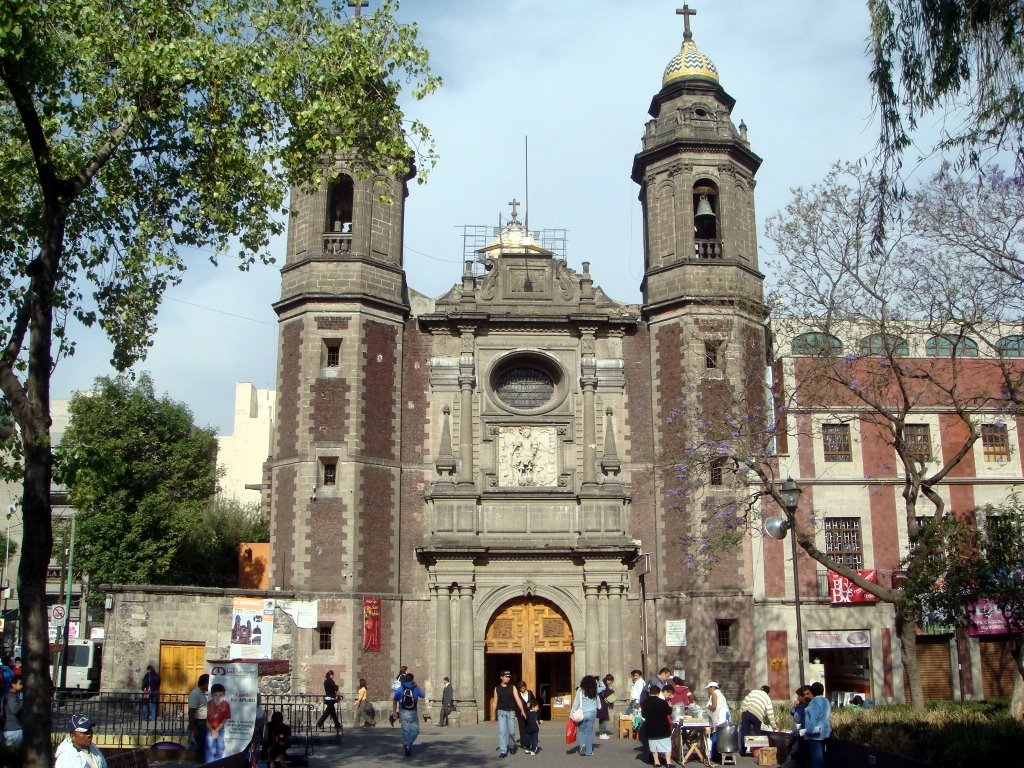 MEXICO Mexico DF, Iglesia de San Miguel Arcángel