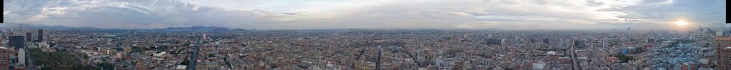 Panoramica 360° de la Ciudad de México desde Torre Latinoamericana