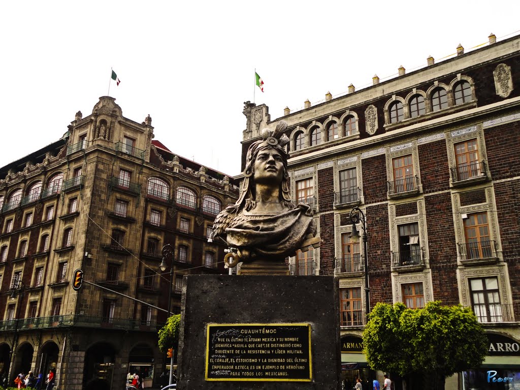 México, D.F., Cuauhtémoc, El último Tlatoani Mexica.