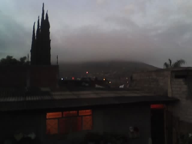 Nublina en el cerro de la cruz