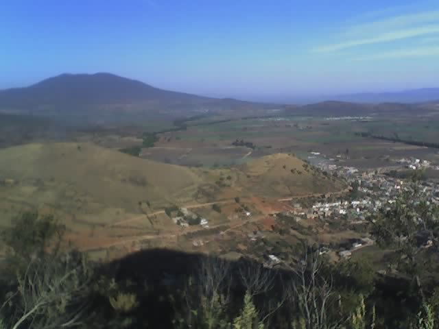 Vista del cerro de la cruz al de los huevones