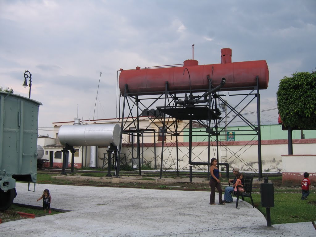 En la estación de Ferrocarril de Cuautla