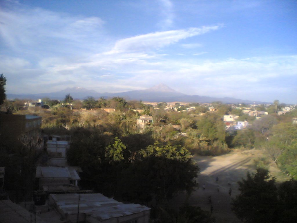 El Popocatepetl desde Cuautla