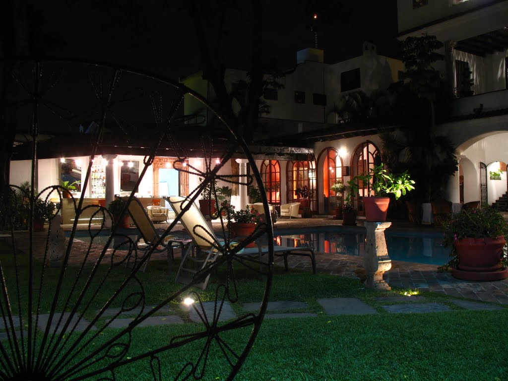 Interior do Hotel Colonial Cuernavaca. ©JucaLodetti