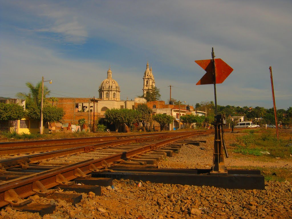 En la estación de Ferrocarril de Acaponeta, Nayarit