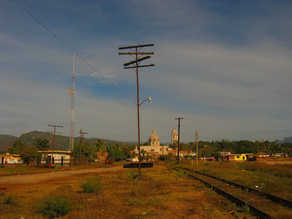 En la estación de ferrocarril de Acaponeta, Nayarit