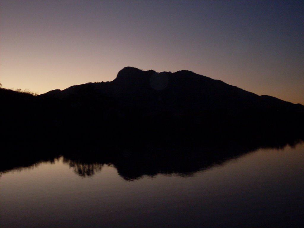 ATARDECER EN EL  LAGO