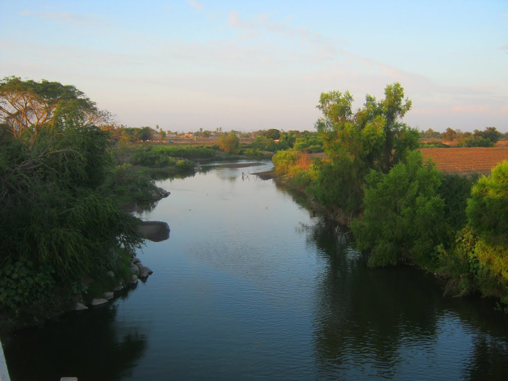 Río Acaponeta desde el puente de Tecuala