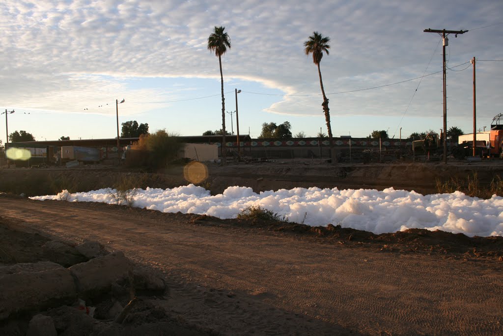 New River foam buildup 2