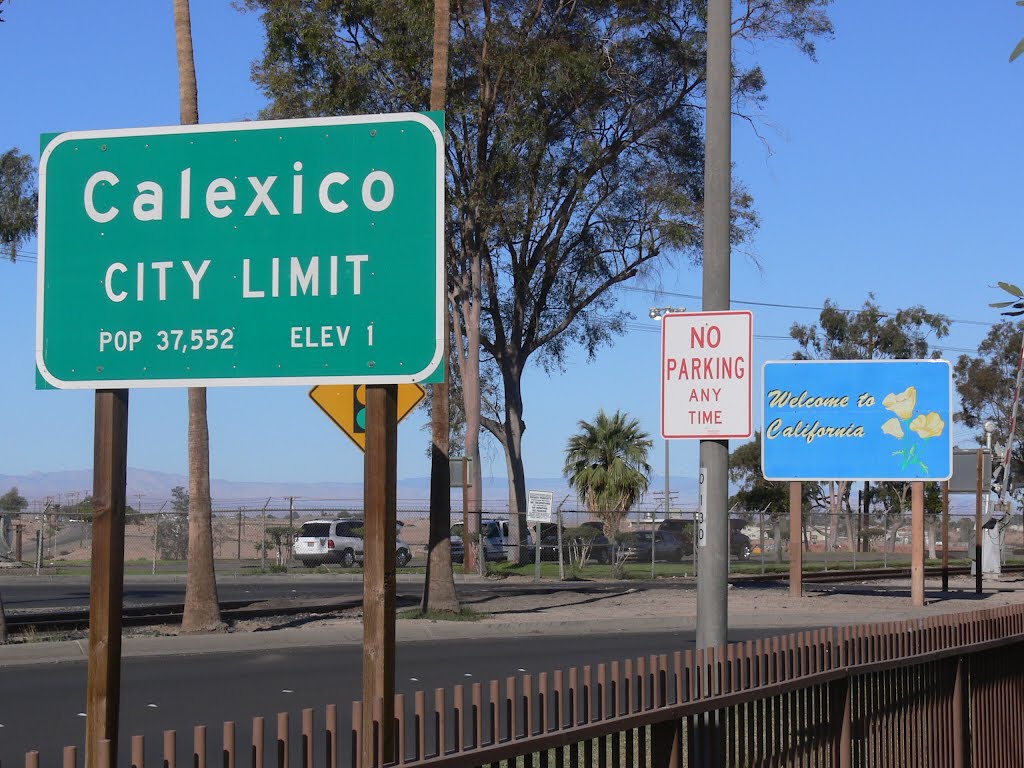 Calexico City Limit (Elev 1 ), California