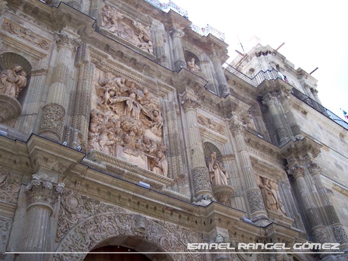 DETALLES DE FACHADA, CATEDRAL, OAXACA