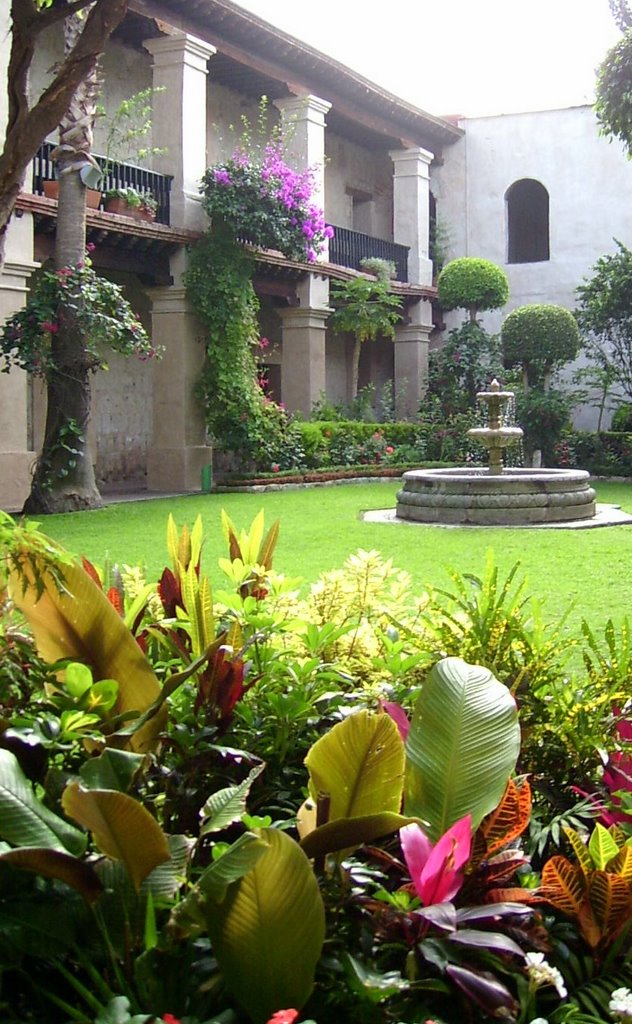 Oaxaca patio colonial