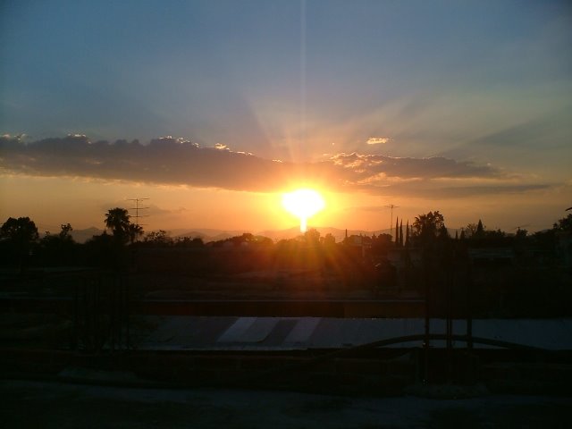 Ocaso en Tlacolula de Matamoros, Oax. (7:00 pm)