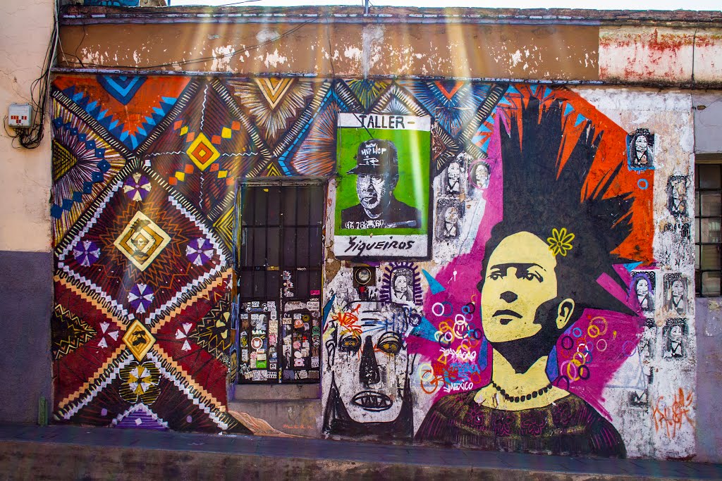 taller siqueiros, murales, oaxaca
